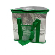 Термосумка Easy Gifts 34х21х33 см сріблясто-зелений Stenson R28798