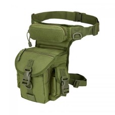 Сумка тактична на стегно Aokali Outdoor A90 30х22 см Green