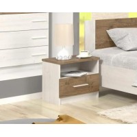 Тумба ліжка Меблі Сервіс Маркос (2 шт) андерсен/дуб април
