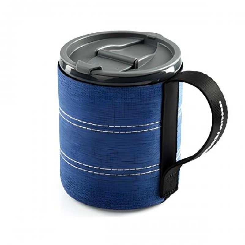 Кружка з неопреновим захистом GSI Outdoors Infinity Backpacker Mug 0.55 л Синій (1099-75282)
