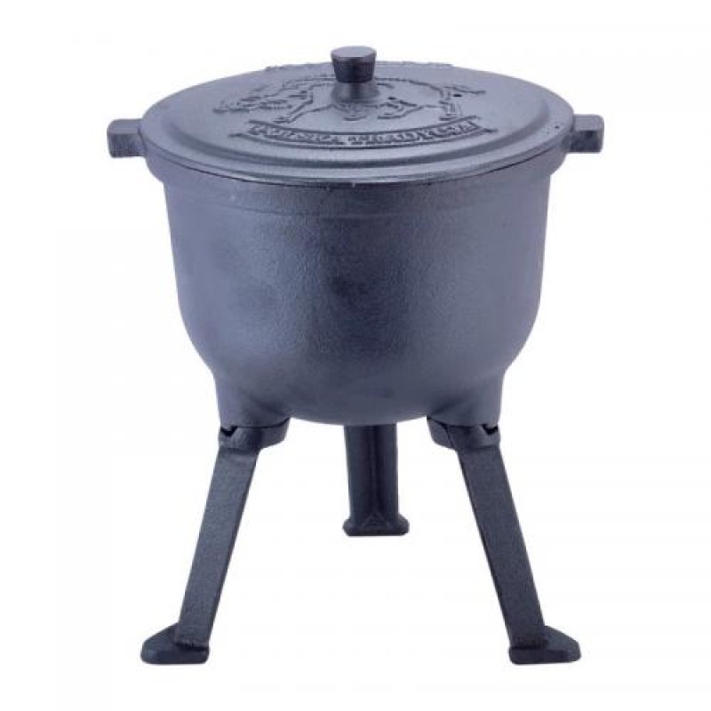 Козанок чавунний Kamille 7 л Чорний (KM 4801M)