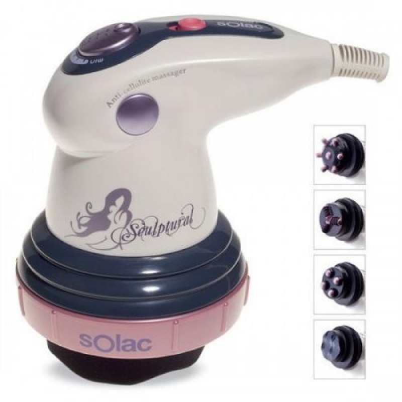 Інфрачервоний антицелюлітний вібромасажер для тіла BSM Body Innovation Sculptural Білий (SMT 195171285)