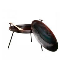 Мангал-сковорода з кришкою та чохлом 60 см BroniDisk T-MB35725