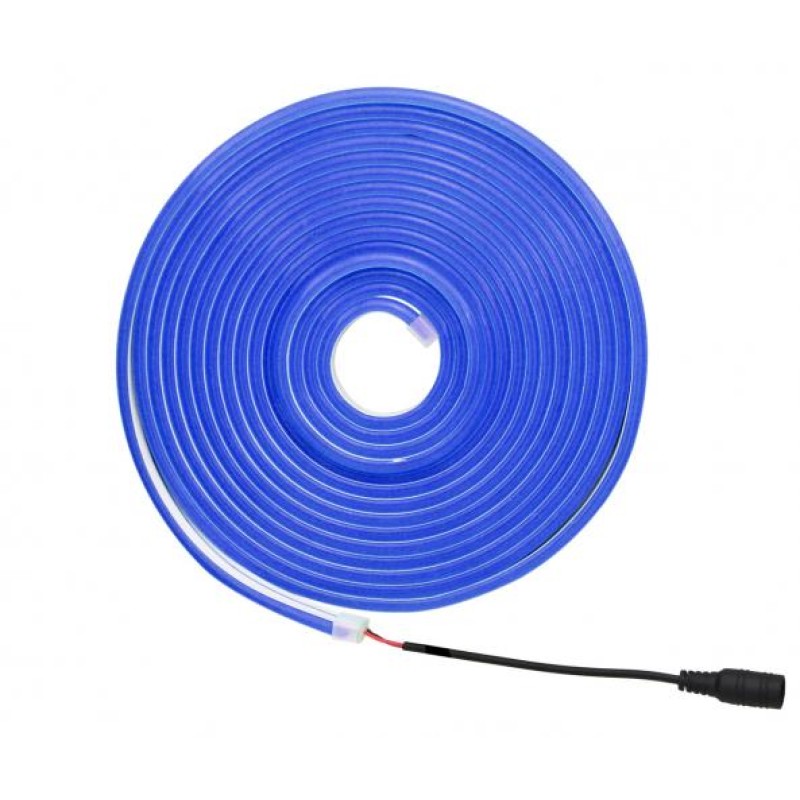 Світлодіодна стрічка RIAS JL-2835-120 IP65 5м Неон Синій 220V (3_01864)