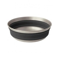 Миска складана Sea to Summit Detour Stainless Steel Collapsible Bowl 665 мл Чорно-сірий (STS ACK039011-050101)
