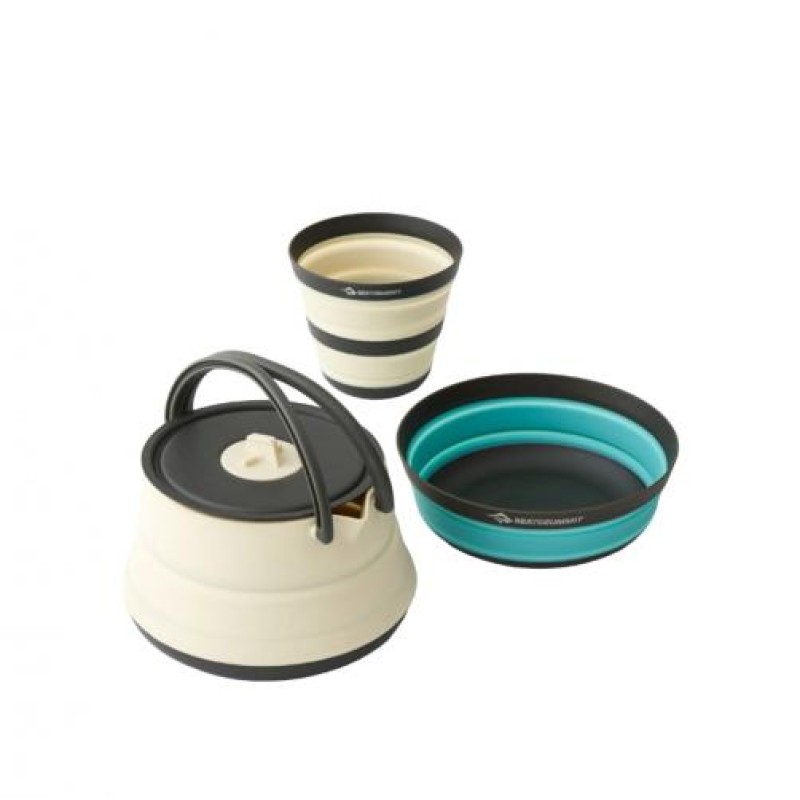 Набір посуду Sea to Summit Frontier UL Collapsible Kettle Cook Set 3 шт Різнокольоровий (STS ACK025031-122102)