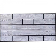 Декоративна панель ПВХ Sticker Wall під Сірий цегла з візерунком під дерево (1098)
