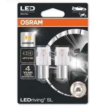 Автолампа діоди OSRAM 7507DYP-02B PY21W 12V BAU15s Amber 2pcs