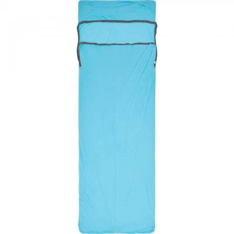 Вкладиш у спальник Sea To Summit Breeze Liner Rectangular w/ Pillow Sleeve Синій (1033-STS ASL031081-250207)