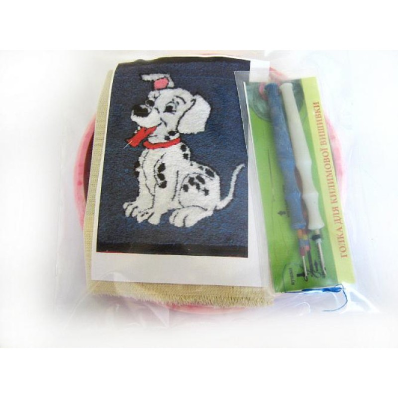 Набір Універсал для «килимової вишивки» 2 голки «Далматинець» Різнокольоровий (36)