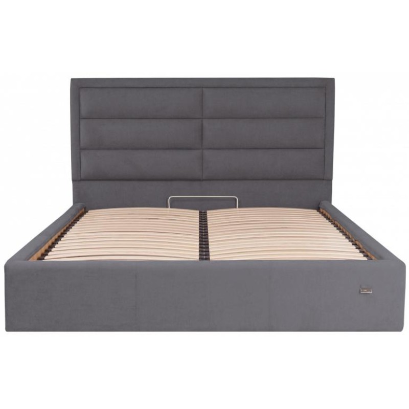 Ліжко Двоспальне Richman Орландо 180 х 190 см Місті Dark Grey Темно-сіре