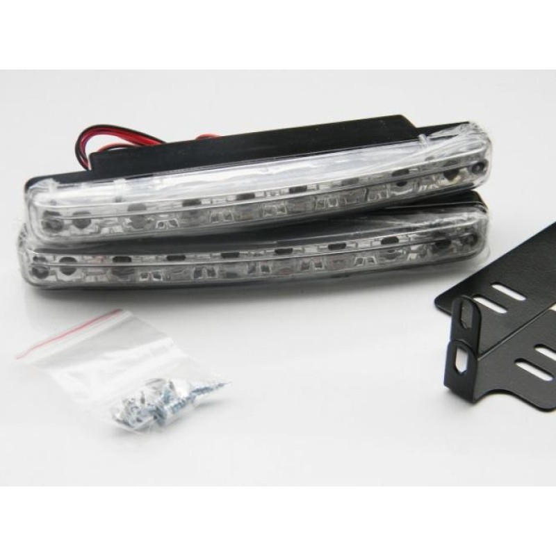 Денні ходові DRL вогні 018 2 планки (hub_np2_0660)