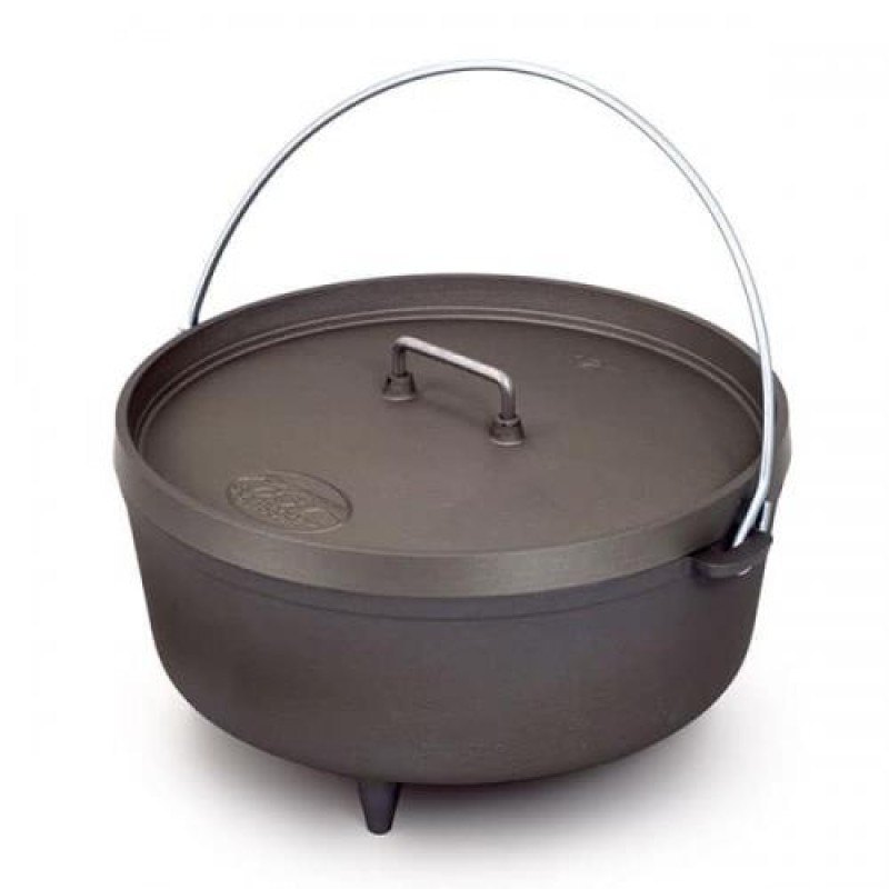 Казанок GSI Outdoors Hard Anodized 12 Dutch Oven 5,9 л Чорний (1099-50412)