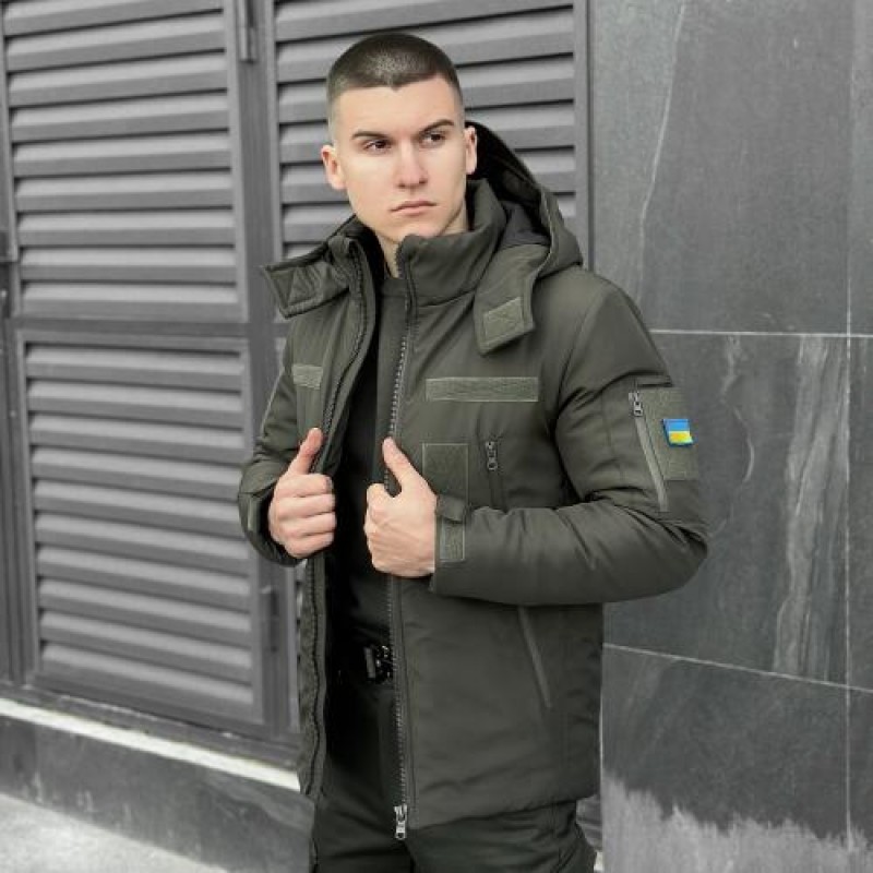 Куртка чоловіча зимова Pobedov Jacket Motive 382478 XXXL Хакі (00000006952)