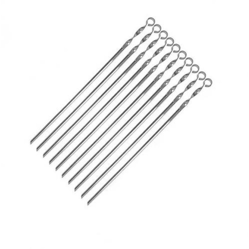 Набір кутових шампурів із сталі 10 шт 56,6 см A-PLUS 5656