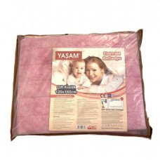 Електричне двоспальне простирадло YASAM 120х160 см Рожевий (YM2301-01)