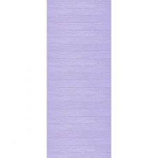 Самоклеюча декоративна 3D панель під світло-фіолетову цеглу в рулоні 20 м 3D Loft 20000x700x3мм