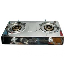 Газова плита настільна ZGBES-2 2 конфорки Нержавіюча сталь (3_01440)