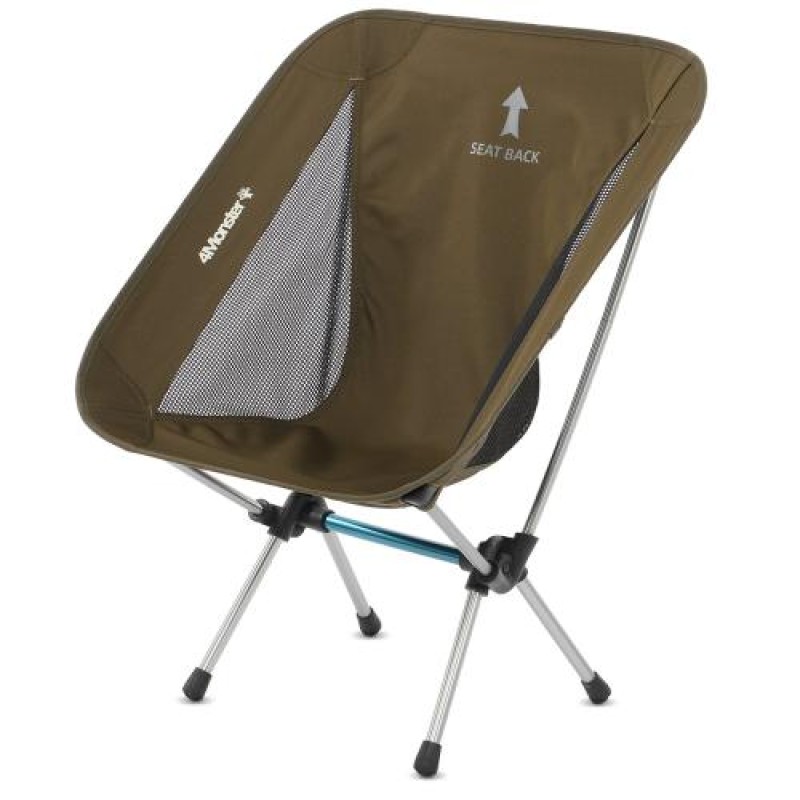 Крісло туристичне складане 4monster C-CH01 71х54х31 см Оливковий