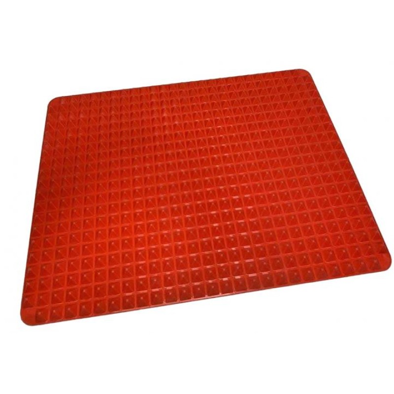 Килимок силіконовий для барбекю 40х30 см Stenson червоний 2193