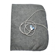 Електричне міні простирадло SHINE Міні-3 з підігрівом від USB 65х45 см Grey