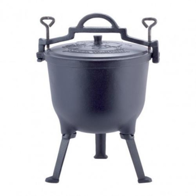 Казан чавунний Kamille 15 л Чорний (KM 4808V)