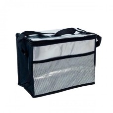 Термосумка Easy Gifts 36х25х29 см сріблясто-чорний Stenson R28798