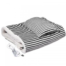 Плед із підігрівом Lesko 105*65 см Чорний (10420-53791)