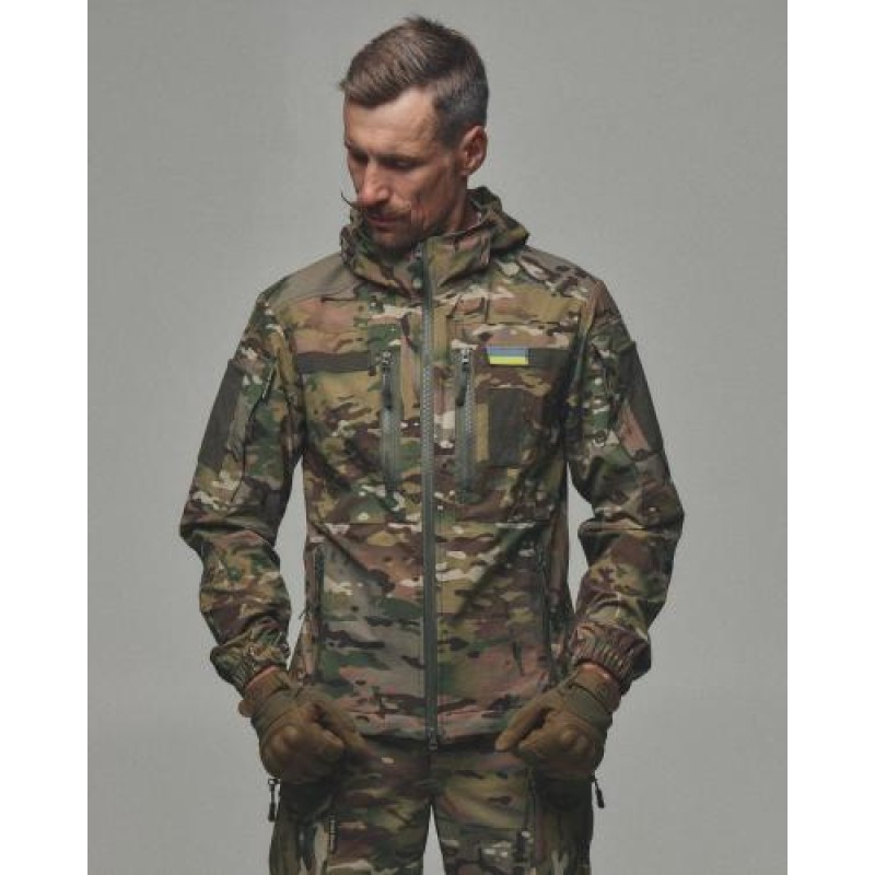 Куртка тактична чоловіча Family Story 4Wstretch M Мультикам (hub_dvaro8)