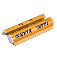 Табличка на панель автомобіля під лобове скло RIAS Parking Card з ароматизатором та склобоєм (3_01389)