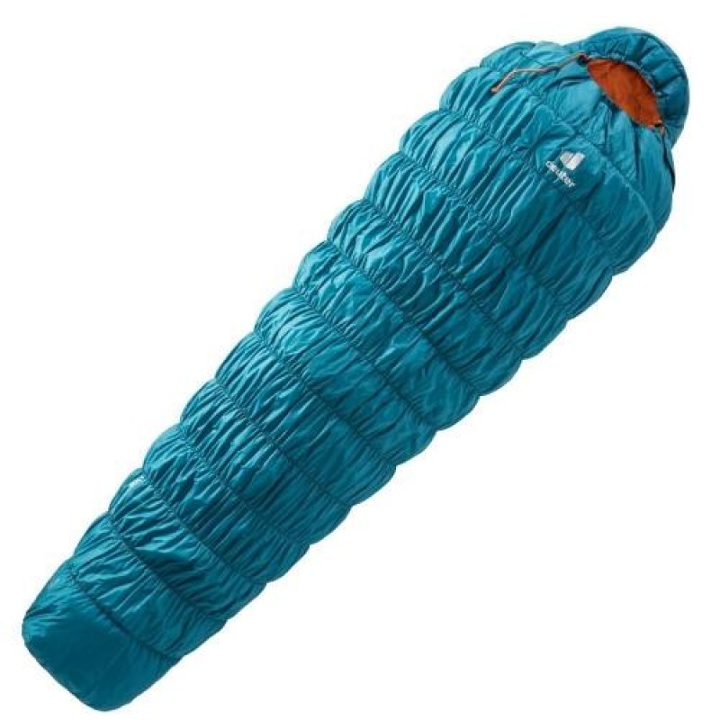 Спальник Deuter Exosphere -10° SL R правий Petrol-Mango (1052-3700621 3911 0)