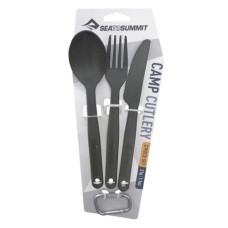 Набор столовых приборов Sea To Summit Camp Cutlery Set Charcoal 18,5 см (1033-STS ACUTLCH)