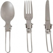 Набір столових приборів Skif Outdoor Trinity 3 предмети Сірий (1013-389.02.36)