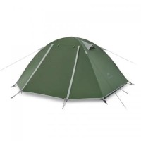 Намет Naturehike P-Series CNK2300ZP028 тримісний 205х160+45х100 см Темно-Оливковий (1047-6976023920479)