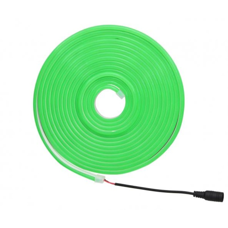 Світлодіодна стрічка RIAS JL-2835-120 IP65 5м Неон Зелений 220V (3_01913)