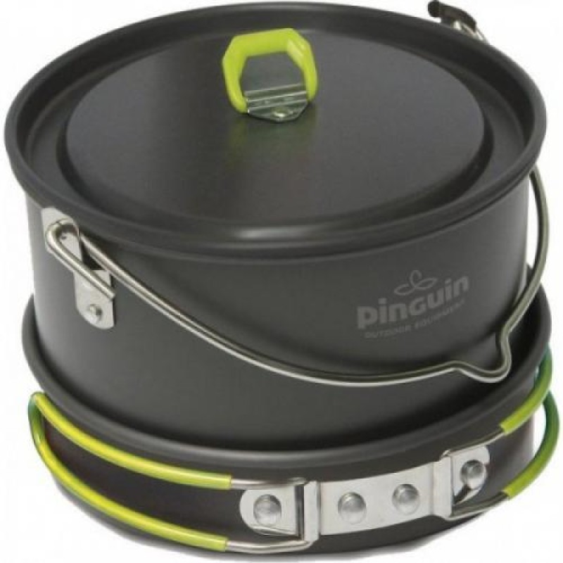 Набір посуду Pinguin Family на 8 осіб 3250/2250/1500/1250/875 мл Чорний (1033-PNG 612)