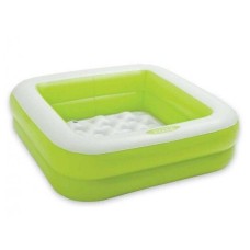 Дитячий надувний басейн Intex 85х85х23 см Зелений (57100-2)