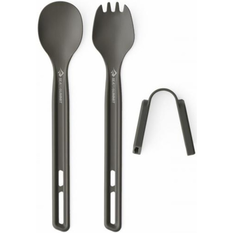 Набір столових приладів Sea to Summit Frontier UL Cutlery Set 2 шт Темно-сірий (STS ACK034021-121703)