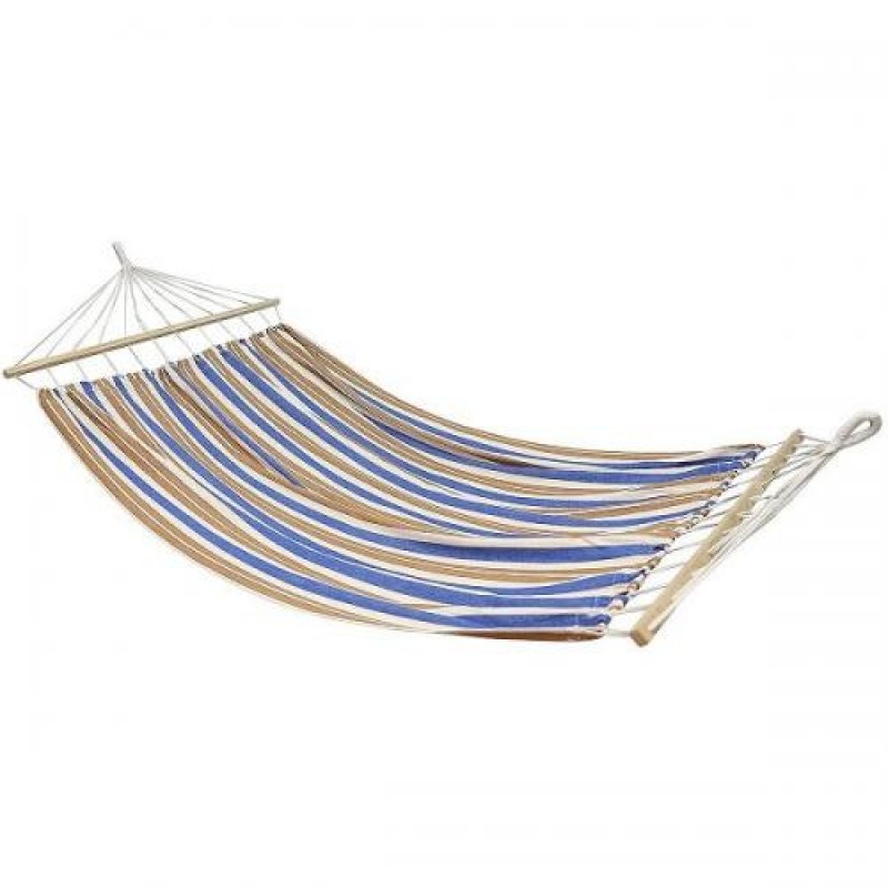 Гамак Enero 200X100см в смужку Коричневий / Синій (1052182)