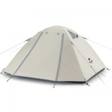 Намет Naturehike P-Series CNK2300ZP028 чотирьохмісний 210х210+55х100 см Світло-сірий (1047-6976023920462)