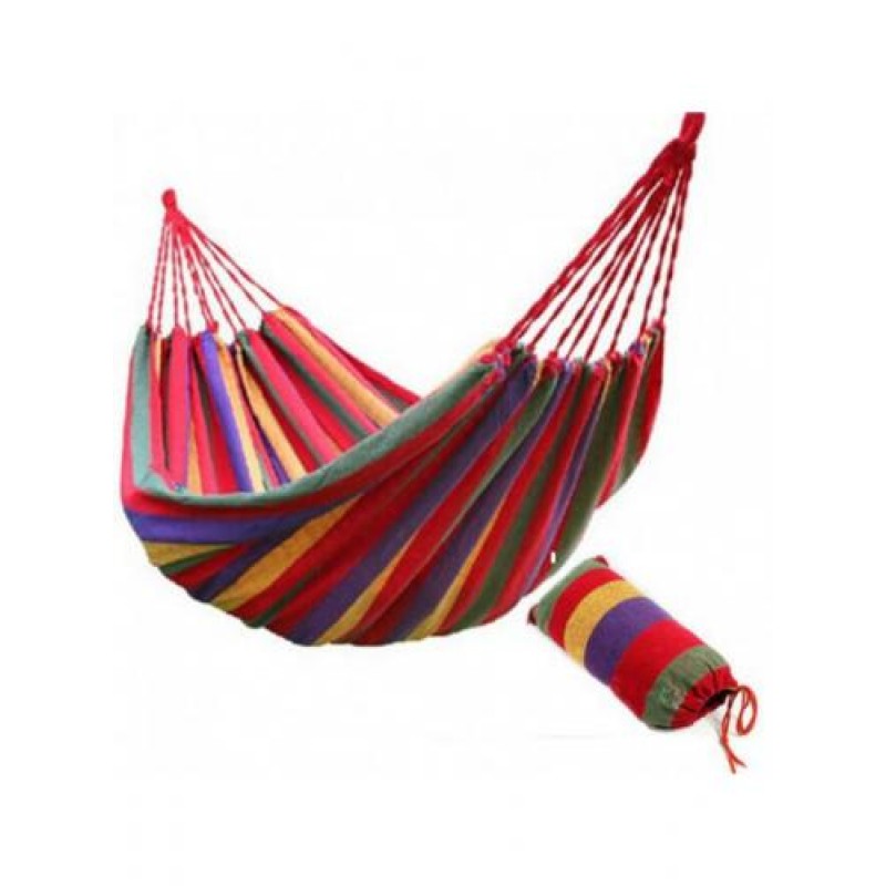 Гамак гавайський для відпочинку Amazonas Brasilia бавовна 200*80 см Червоний