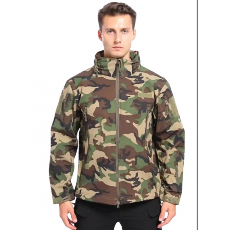 Тактична куртка Solve Woodland KT6000820 L Камуфляж (2360183368)