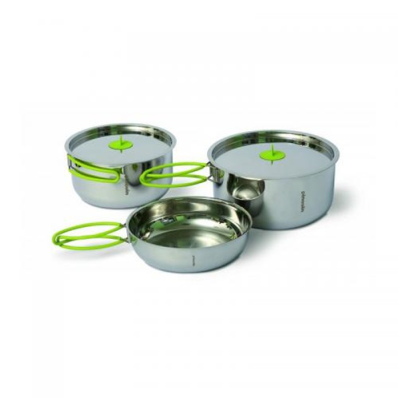 Набір посуду Pinguin Duo S 16/14 Сірий (1033-PNG 654.S)