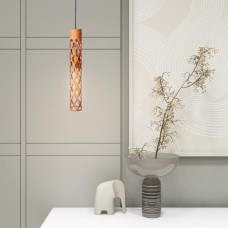 Світильник підвісний MSK Electric Flow у стилі лофт під лампу Е27 коричневий MR 6041 BR