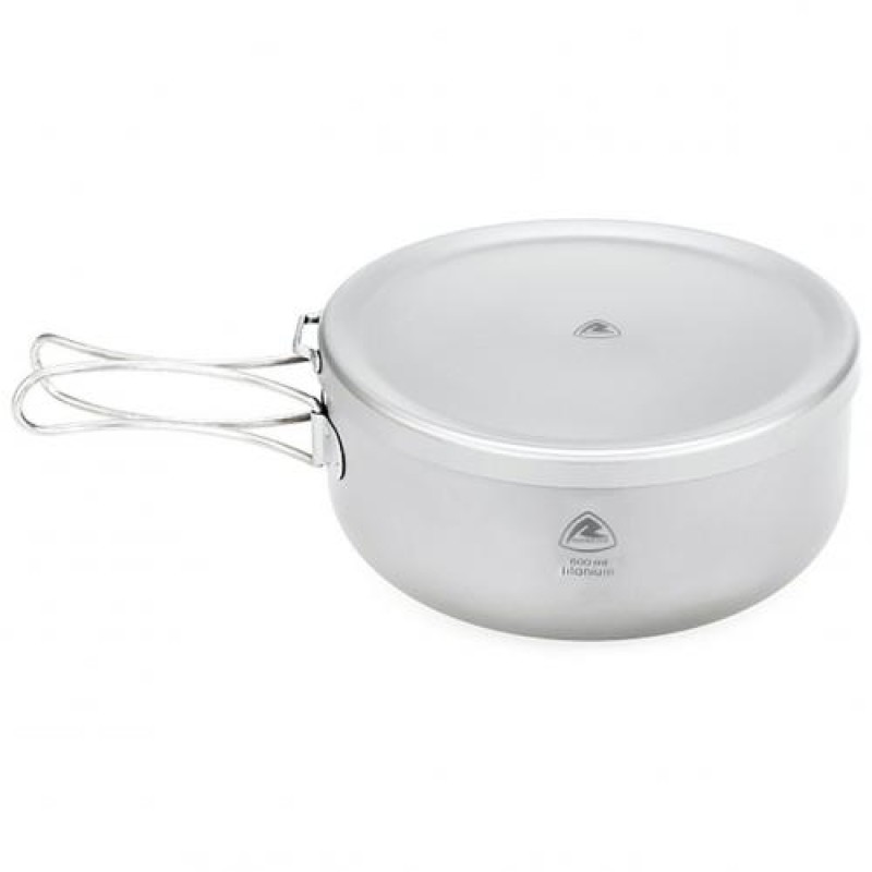 Казанок Robens Ori Titanium Pot with Plate Lid 0,8 л Сірий (1046-690339)