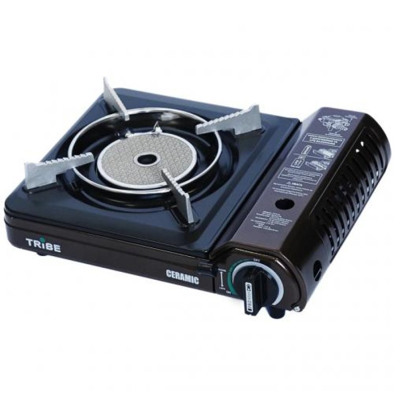 Газова плита Tribe Ceramic з інфрачервоним пальником Коричневий