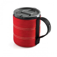 Кружка з неопреновим захистом GSI Outdoors Infinity Backpacker Mug 0.55 л Червоний (1099-75281)