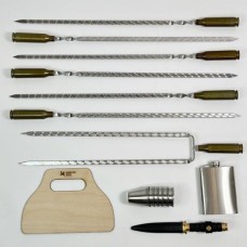 Набір для шашлику Gorillas BBQ Гільза 16 предметів (5161)