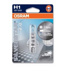 Автолампа OSRAM H1 64150SV2-01B 55W 12V P14.5S 10X1 Blister