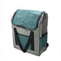 Термосумка-рюкзак Picnic Stenson 8010-5 33*17*38 см Зелено-сірий